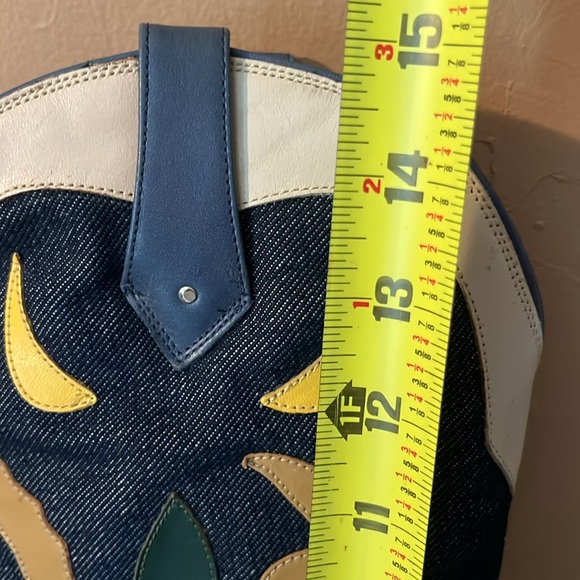 VINTAGE NEW OLD STOCK! ACME denim leather western boots women’s 8 - Picture 11 of 15